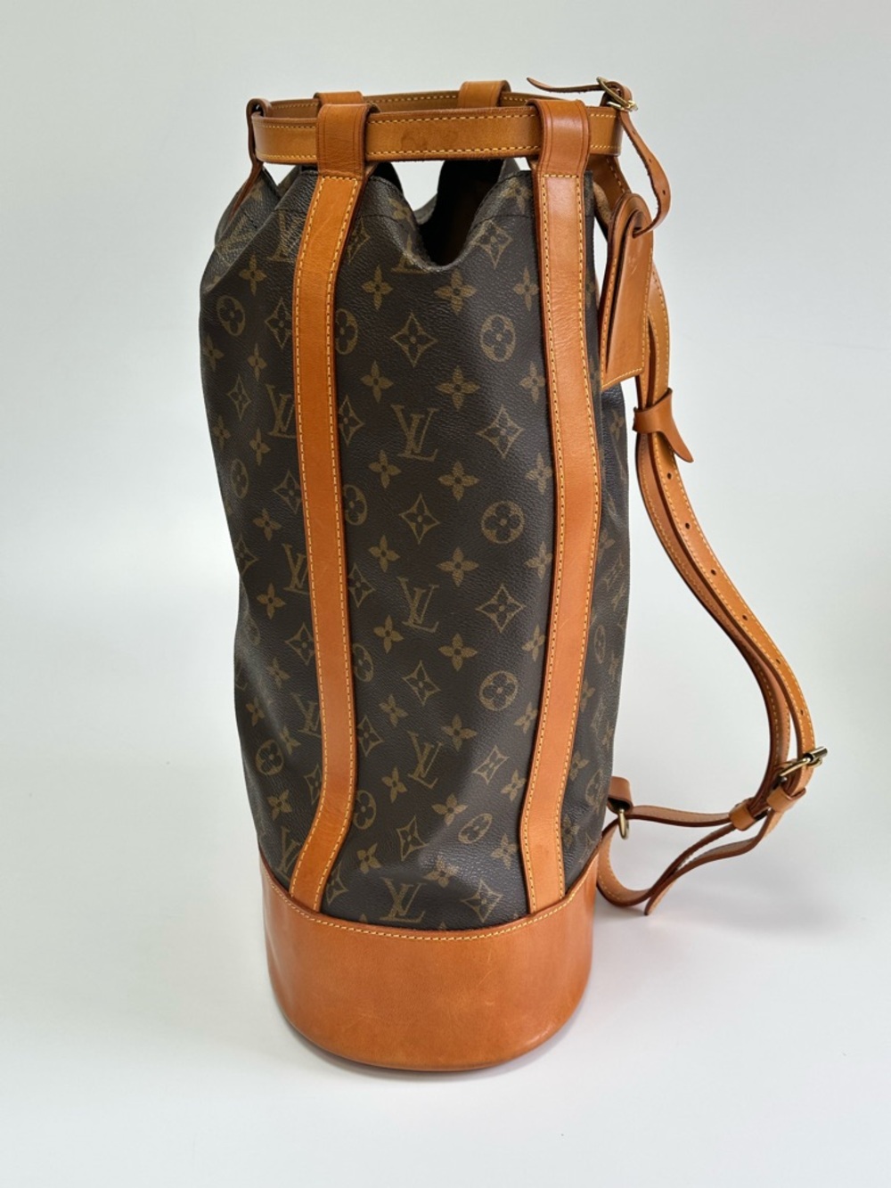 Louis Vuitton LV Brown GM Monogram Travel Duffel Backpack Cabin Friendly France - Picture 6 of 16